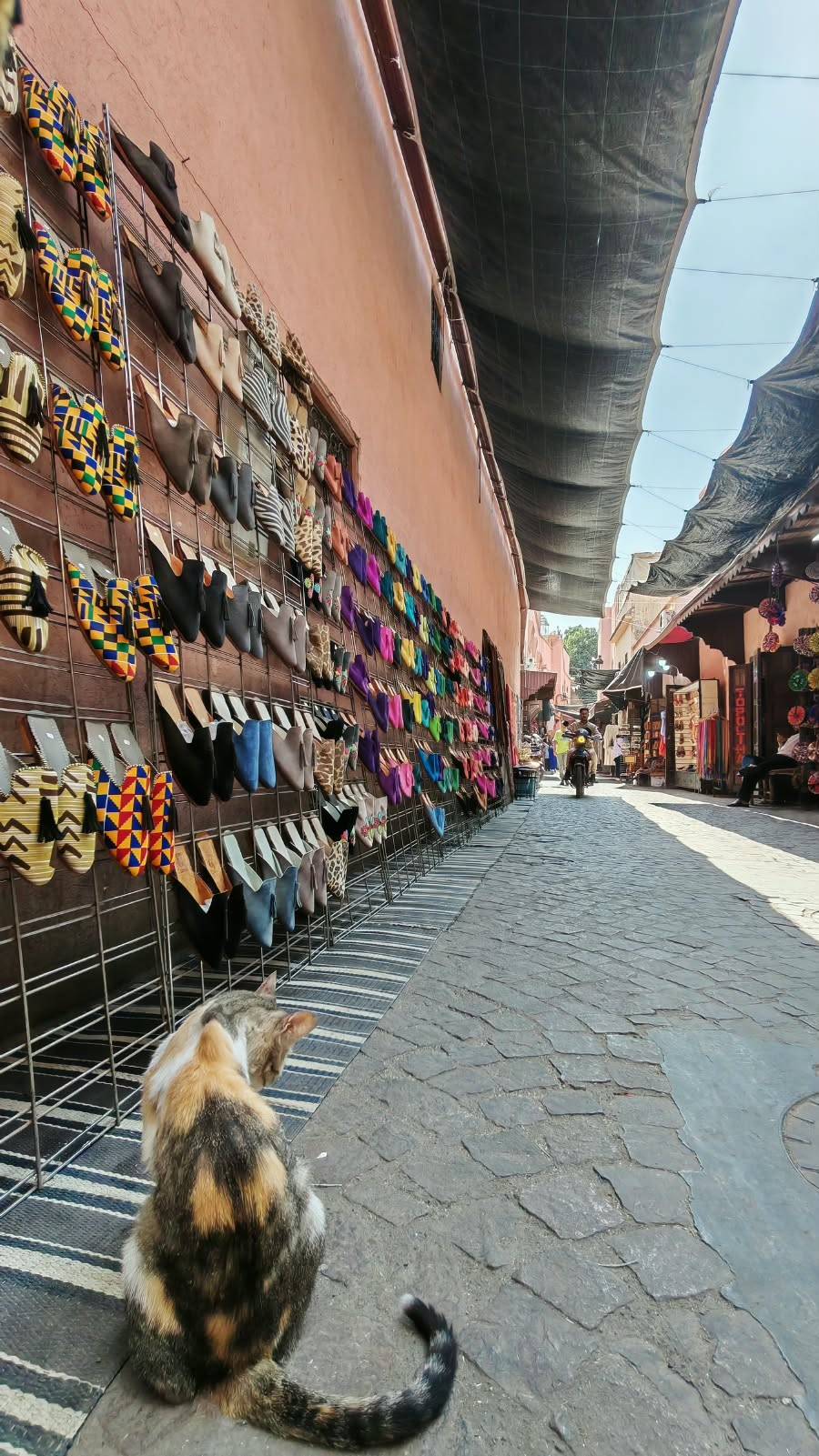 Souk couvert de la Médina de Marrakech
